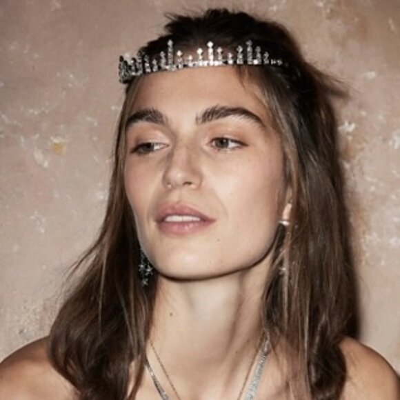 Free People Art Deco Tiara - Picture 2 of 8